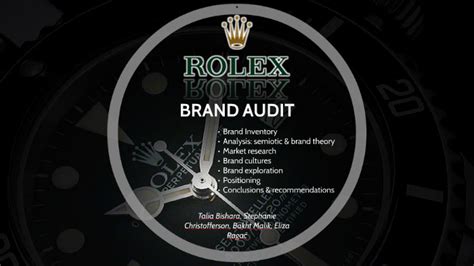 rolex brand audit case study|Rolex brand audit by Stephanie Christofferson on Prezi.